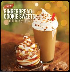 gingerbread cookie sundae